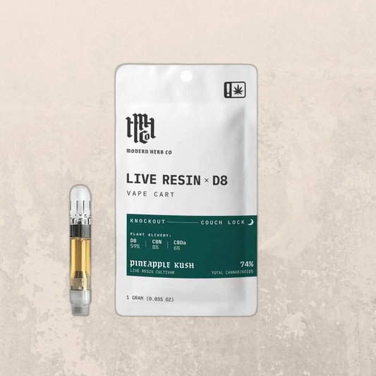 Live Resin Delta 8 Vape Cartridge: Knockout