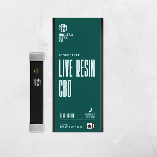 Live Resin CBD Disposable: Knockout